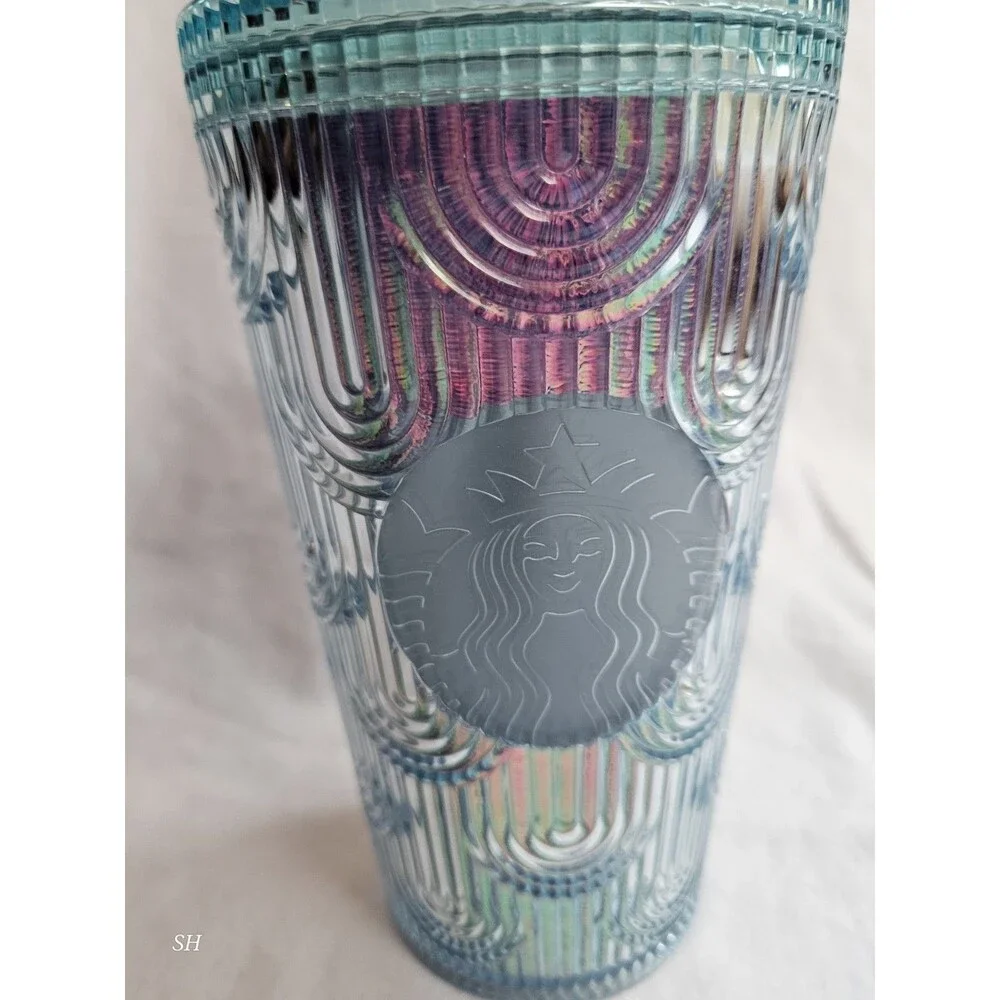 Starbucks 2022 Mermaid Iridescent Siren Scale Wave‎ Cup Tumbler 16oz